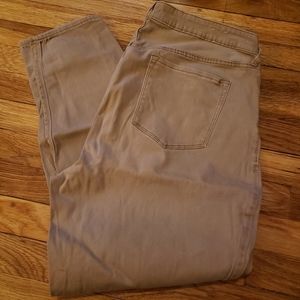 GUC Old Navy size 18 Jeggings Rockstar tan khaki
